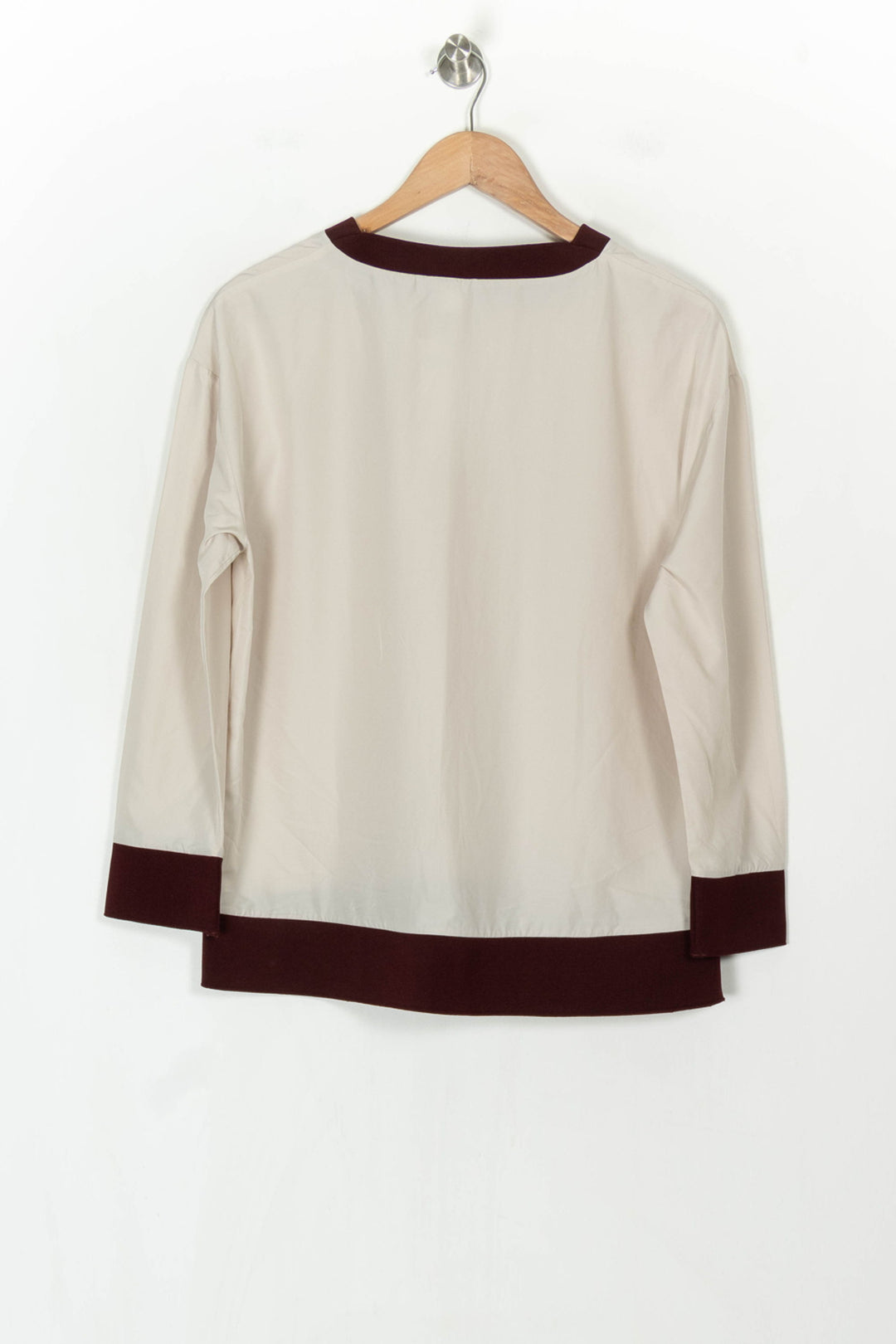 Sweatshirt Beige et Bordeaux - Taille S/36 de la marque COS | PARAD122681 - Vendu par Paradigme - Image 5
