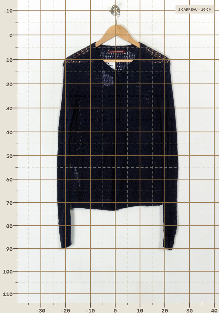 Cardigan Bleu - Taille M/38 de la marque Comptoir des Cotonniers | PARAD122684 - Vendu par Paradigme - Image 4