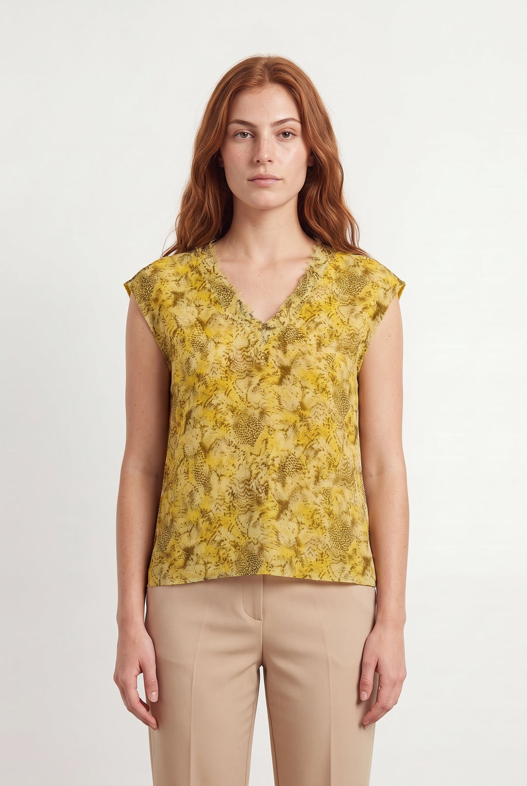 Débardeur Jaune - Taille M/38 de la marque One Step | PARAD122685 - Vendu par Paradigme - Image 1