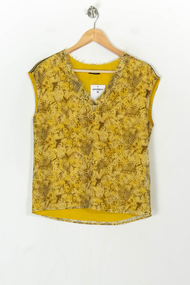 Débardeur Jaune - Taille M/38 de la marque One Step | PARAD122685 - Vendu par Paradigme - Image 2