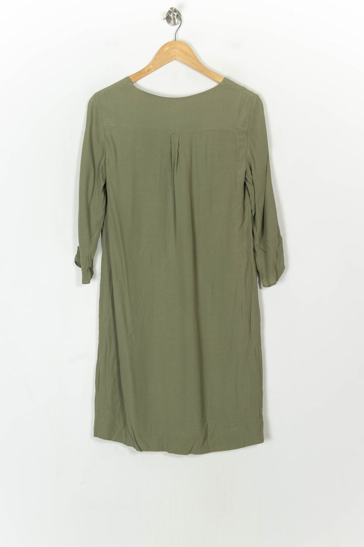Robe Droite Verte - Taille M/38 de la marque Caroll | PARAD122690 - Vendu par Paradigme - Image 5