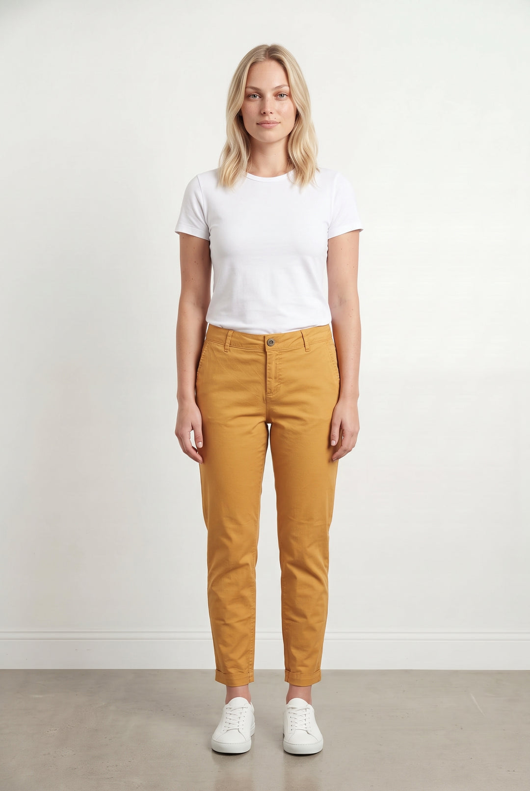 Chino Jaune - Taille L/40 de la marque La Fée Maraboutée | PARAD122691 - Vendu par Paradigme - Image 1