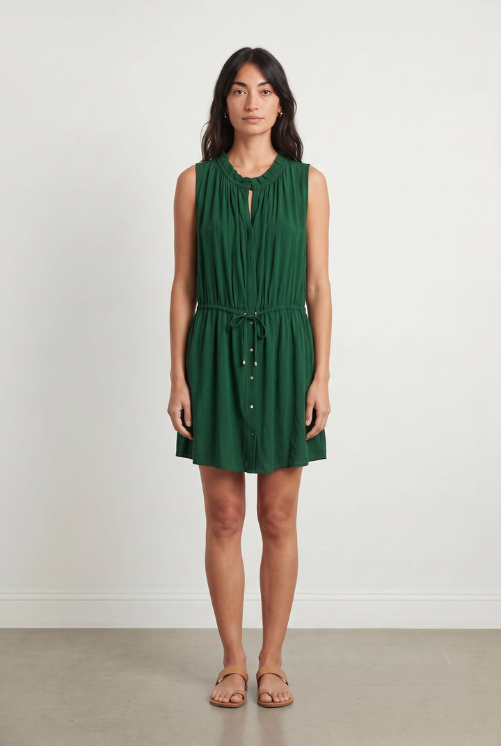 Robe Sans Manches Verte - Taille M/38 de la marque IKKS | PARAD122693 - Vendu par Paradigme - Image 1