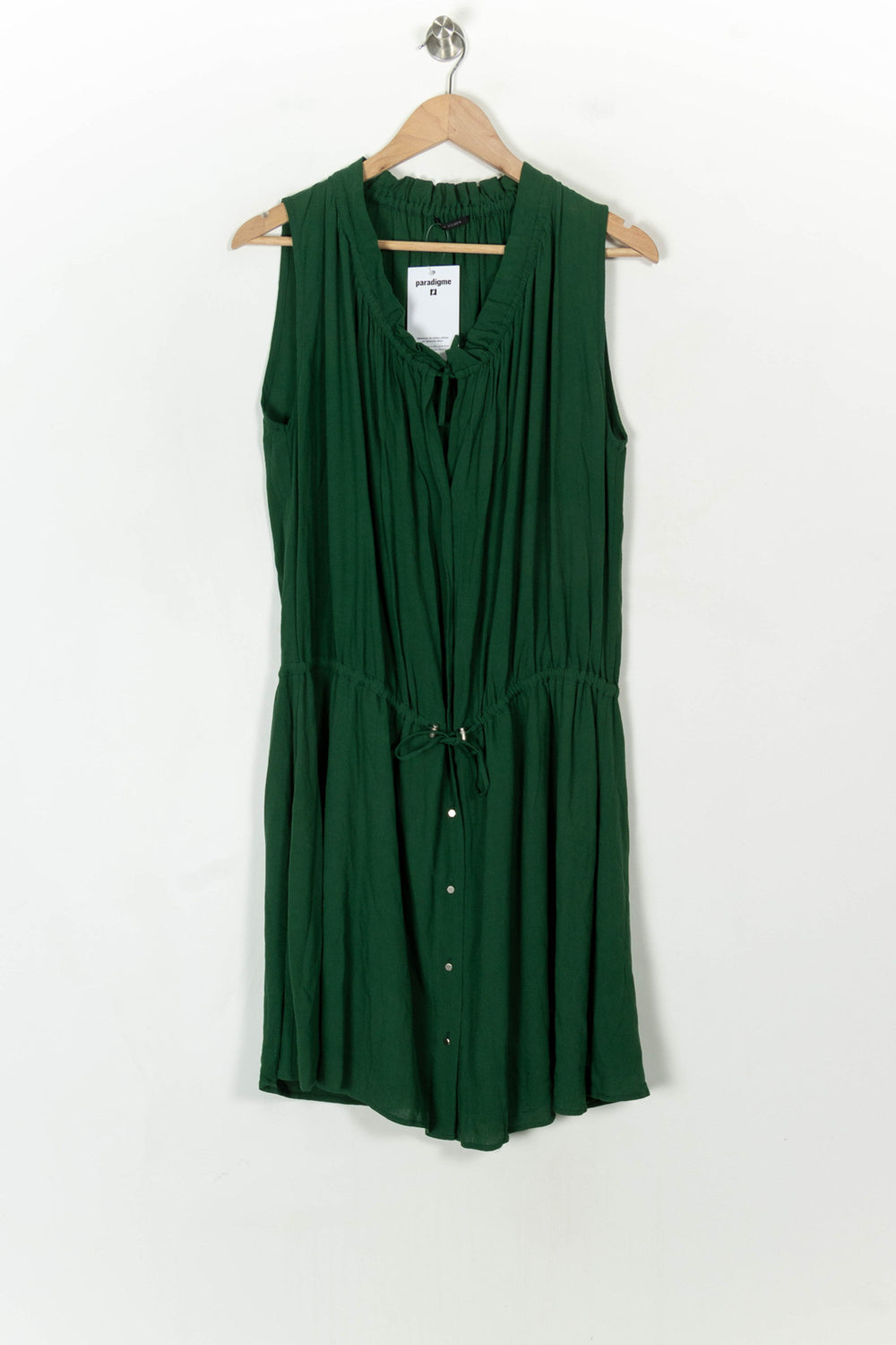 Robe Sans Manches Verte - Taille M/38 de la marque IKKS | PARAD122693 - Vendu par Paradigme - Image 2