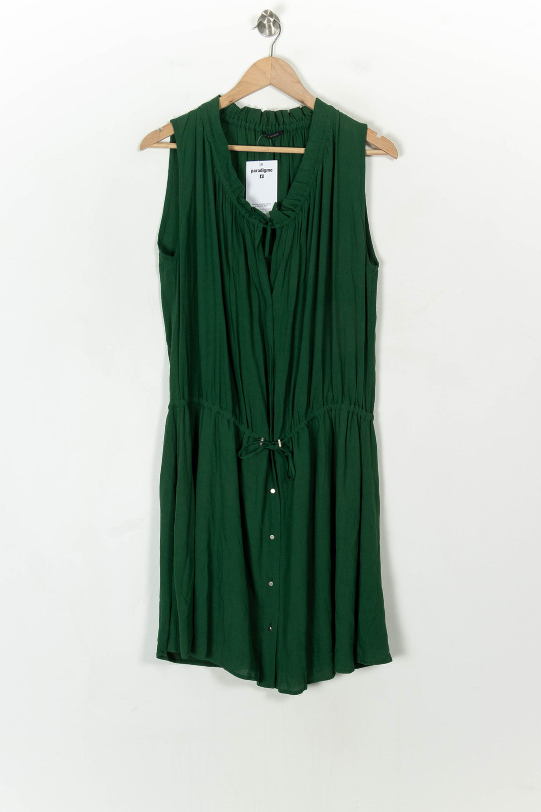Robe Sans Manches Verte - Taille M/38 de la marque IKKS | PARAD122693 - Vendu par Paradigme - Image 2