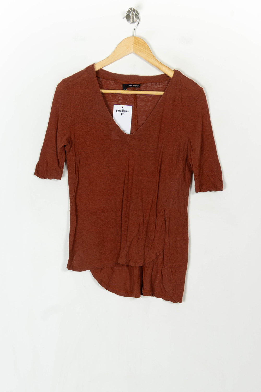 Tee-shirt Orange - Taille M/38 de la marque The Kooples | PARAD122697 - Vendu par Paradigme - Image 2