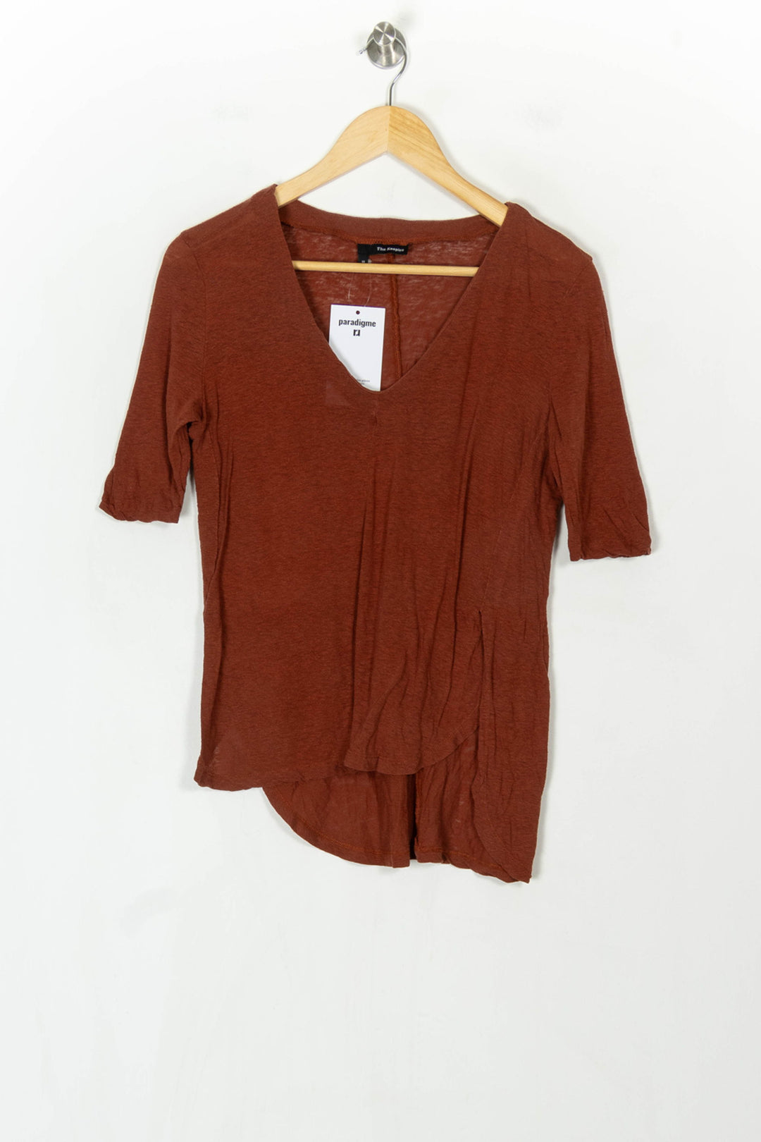 Tee-shirt Orange - Taille M/38 de la marque The Kooples | PARAD122697 - Vendu par Paradigme - Image 2