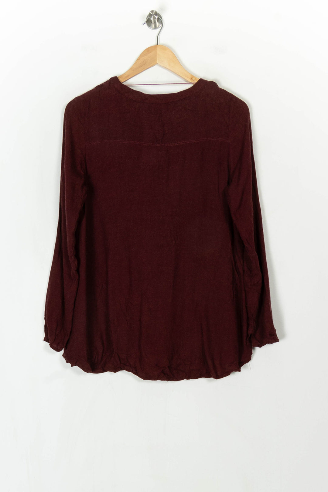 Blouse Bordeaux - Taille M/38 de la marque Louizon | PARAD122698 - Vendu par Paradigme - Image 5