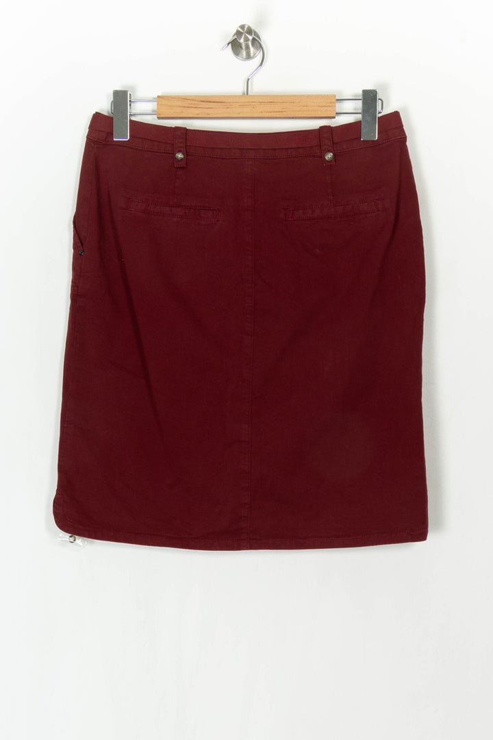 Jupe Courte Rouge - Taille L/40 de la marque Caroll | PARAD122701 - Vendu par Paradigme - Image 5