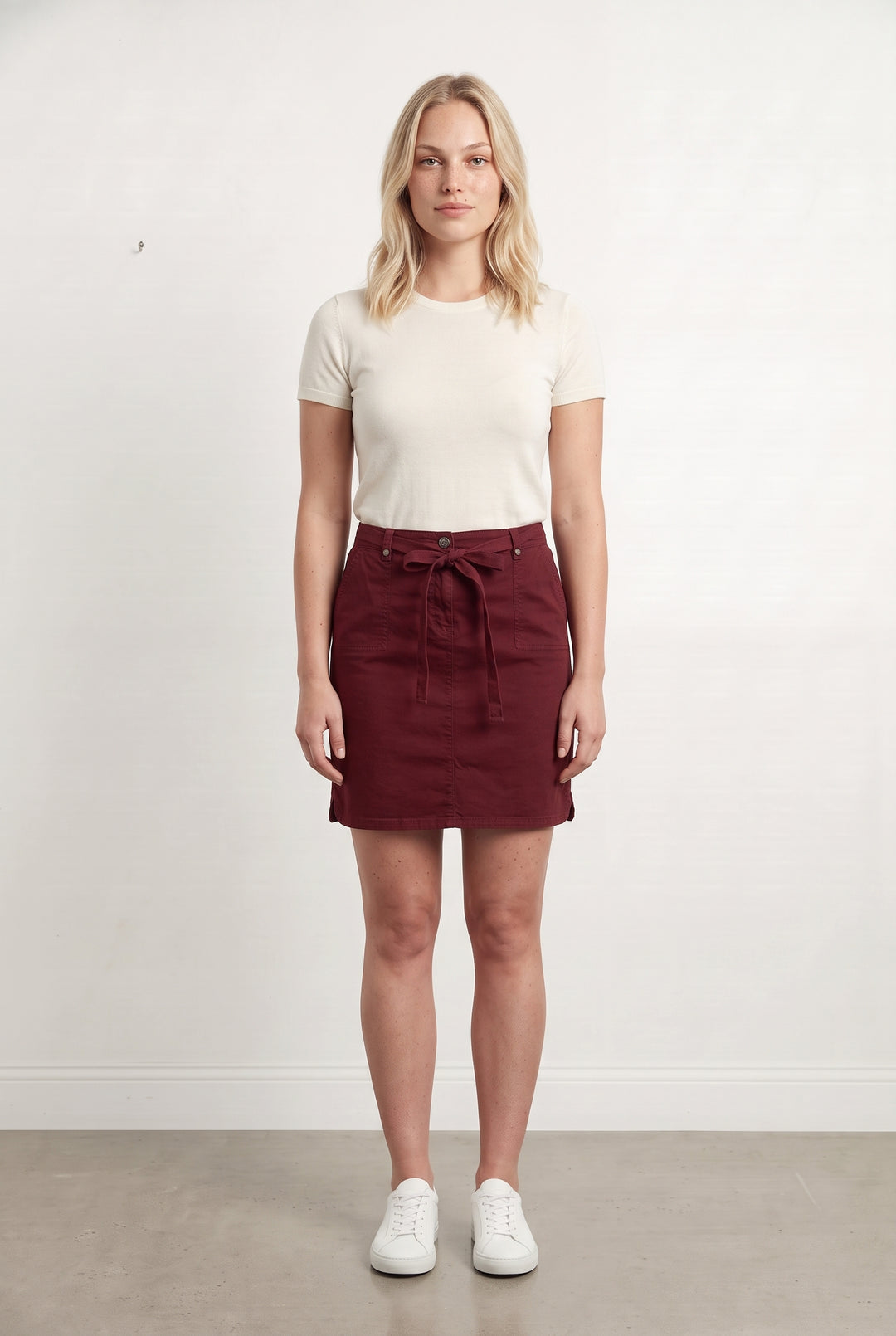 Jupe Courte Rouge - Taille L/40 de la marque Caroll | PARAD122701 - Vendu par Paradigme - Image 1