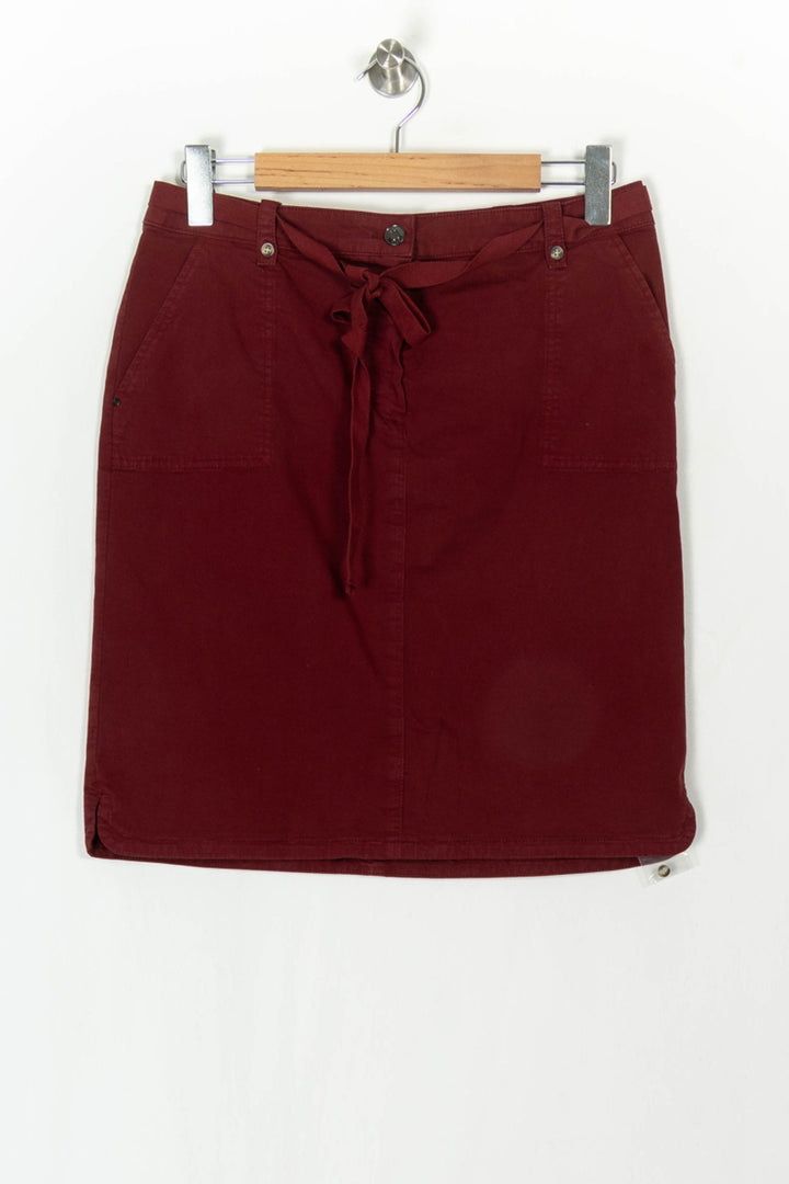 Jupe Courte Rouge - Taille L/40 de la marque Caroll | PARAD122701 - Vendu par Paradigme - Image 2