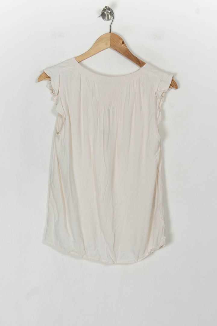 Blouse Blanche - Taille L/40 de la marque Comptoir des Cotonniers | PARAD122702 - Vendu par Paradigme - Image 5