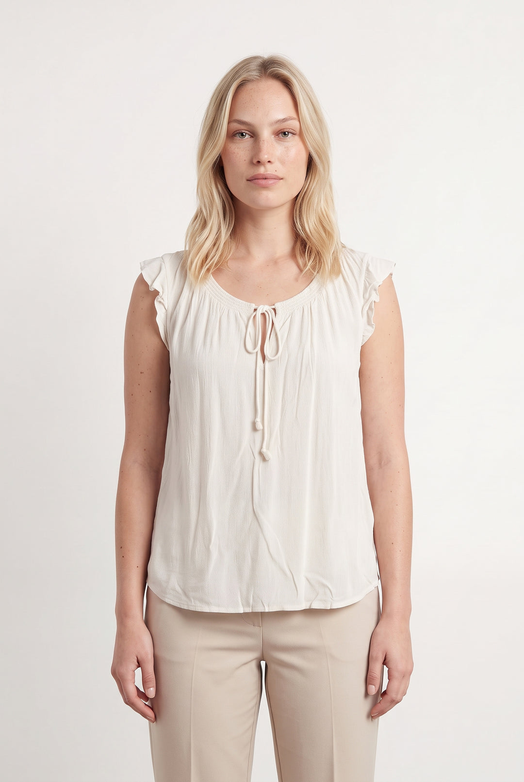 Blouse Blanche - Taille L/40 de la marque Comptoir des Cotonniers | PARAD122702 - Vendu par Paradigme - Image 1
