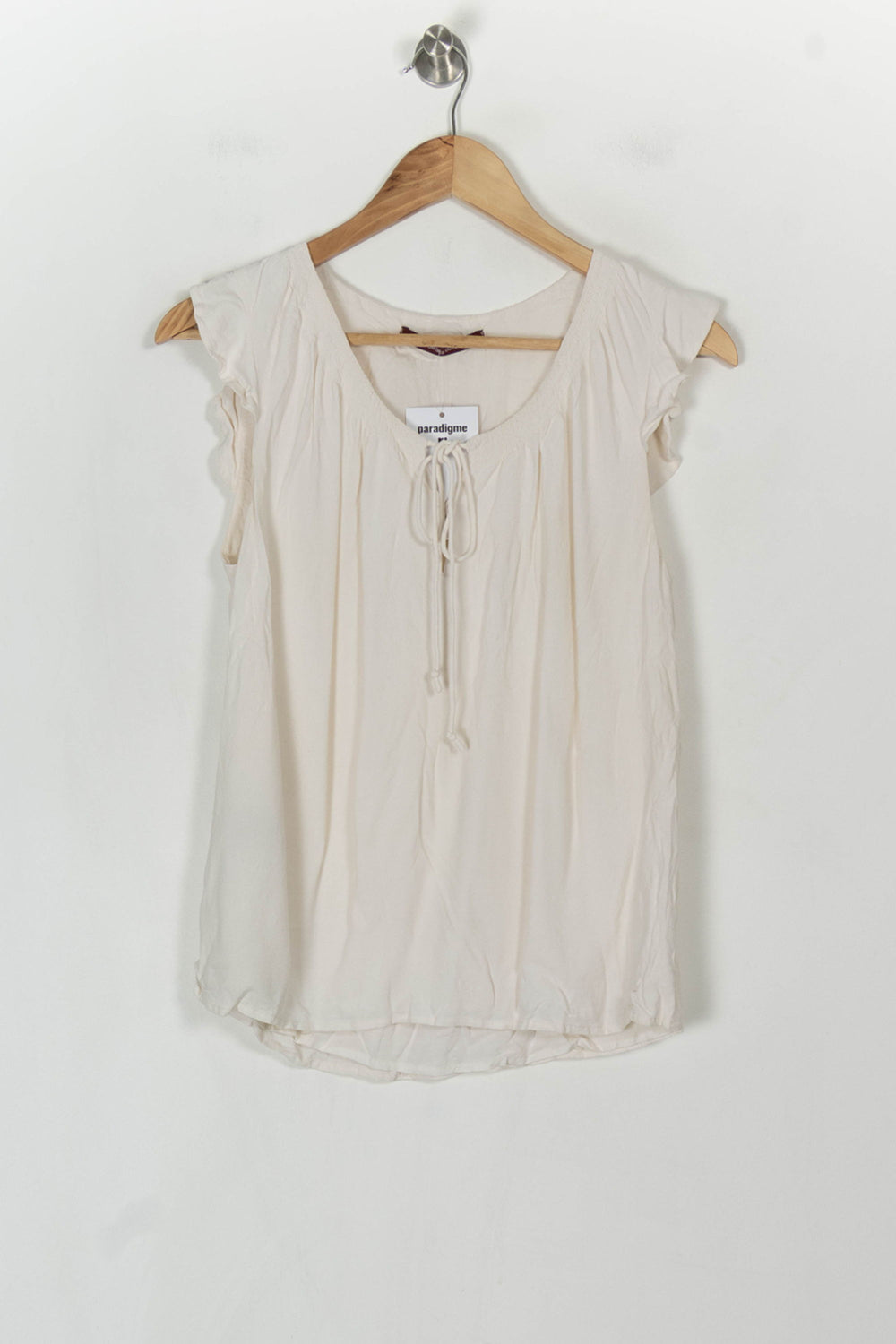 Blouse Blanche - Taille L/40 de la marque Comptoir des Cotonniers | PARAD122702 - Vendu par Paradigme - Image 2