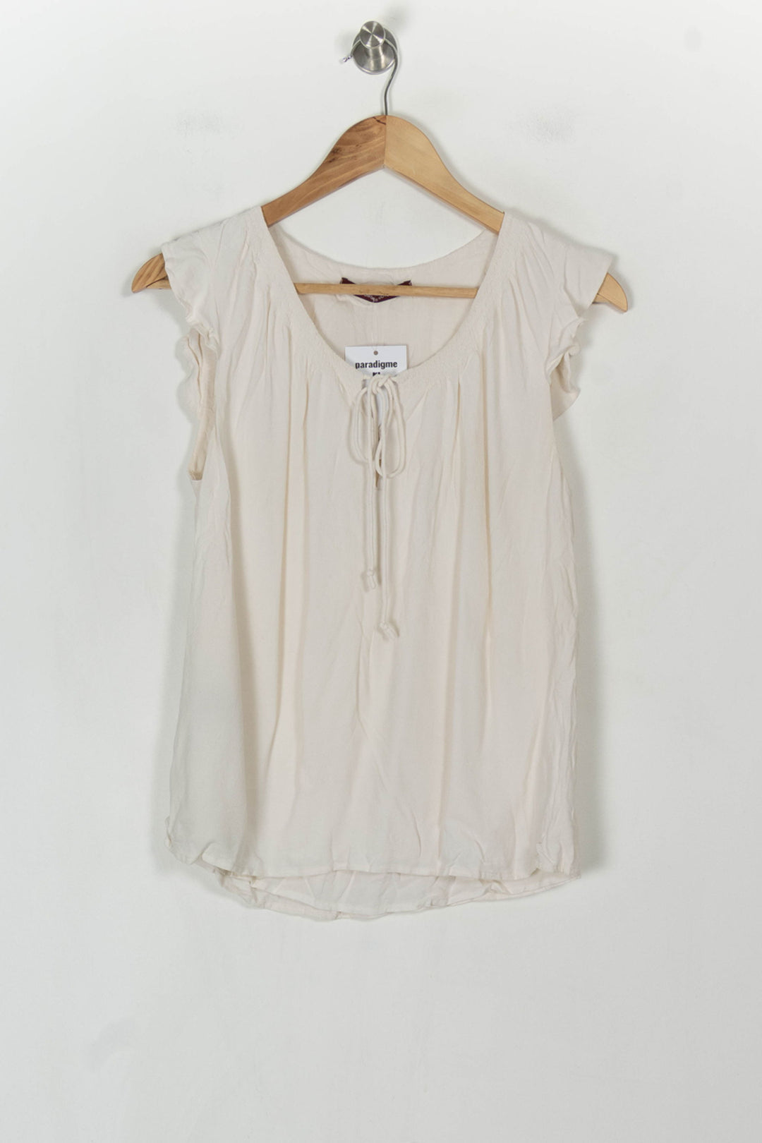 Blouse Blanche - Taille L/40 de la marque Comptoir des Cotonniers | PARAD122702 - Vendu par Paradigme - Image 2