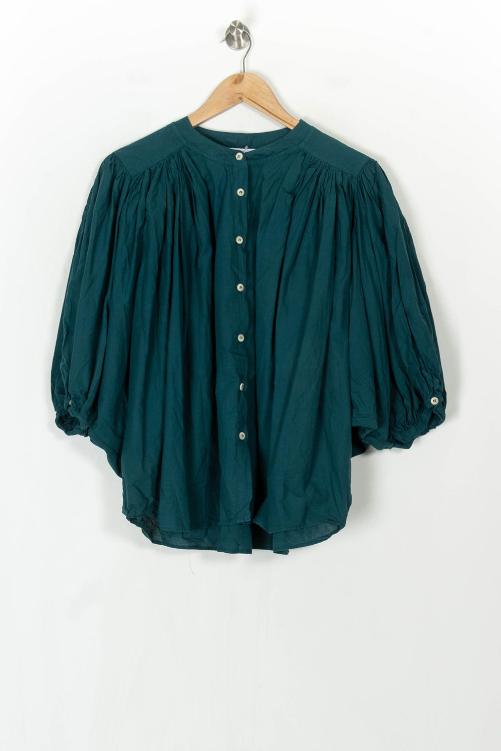 Blouse Verte - Taille XL/42 de la marque La Fée Maraboutée | PARAD122711 - Vendu par Paradigme - Image 2