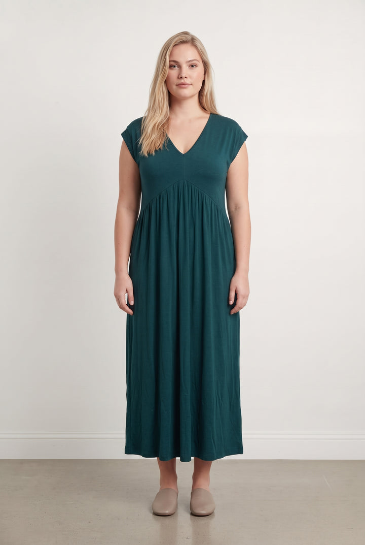 Robe Longue Verte - Taille XXL/44 de la marque La Fée Maraboutée | PARAD122712 - Vendu par Paradigme - Image 1