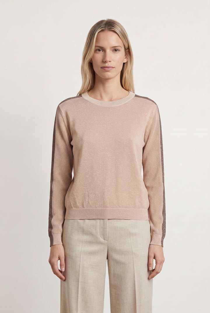 Pull Rose et Marron - Taille S/36 de la marque Essentiel Antwerp | PARAD122714 - Vendu par Paradigme - Image 1