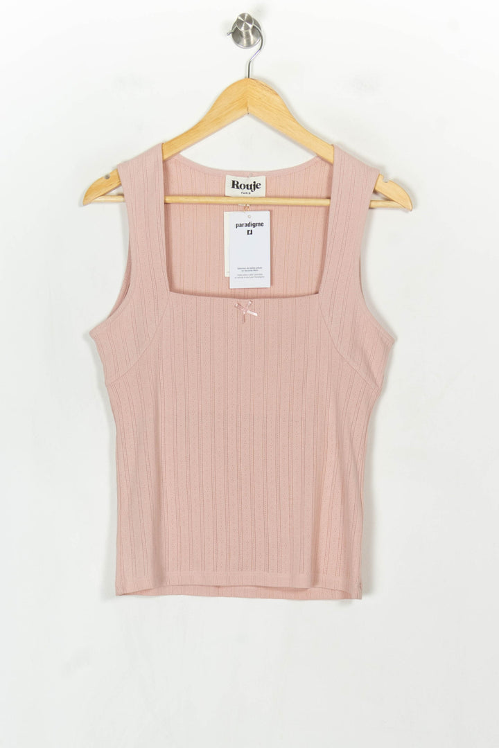 Débardeur Rose - Taille L/40 de la marque Rouje | PARAD122717 - Vendu par Paradigme - Image 2