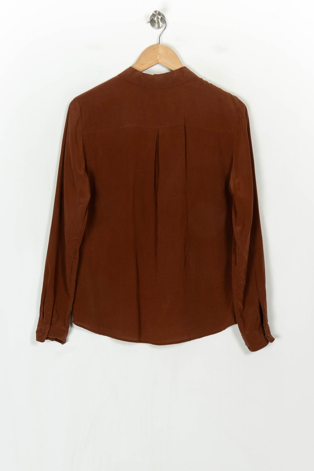 Chemise Marron - Taille M/38 de la marque Sézane | PARAD122718 - Vendu par Paradigme - Image 5