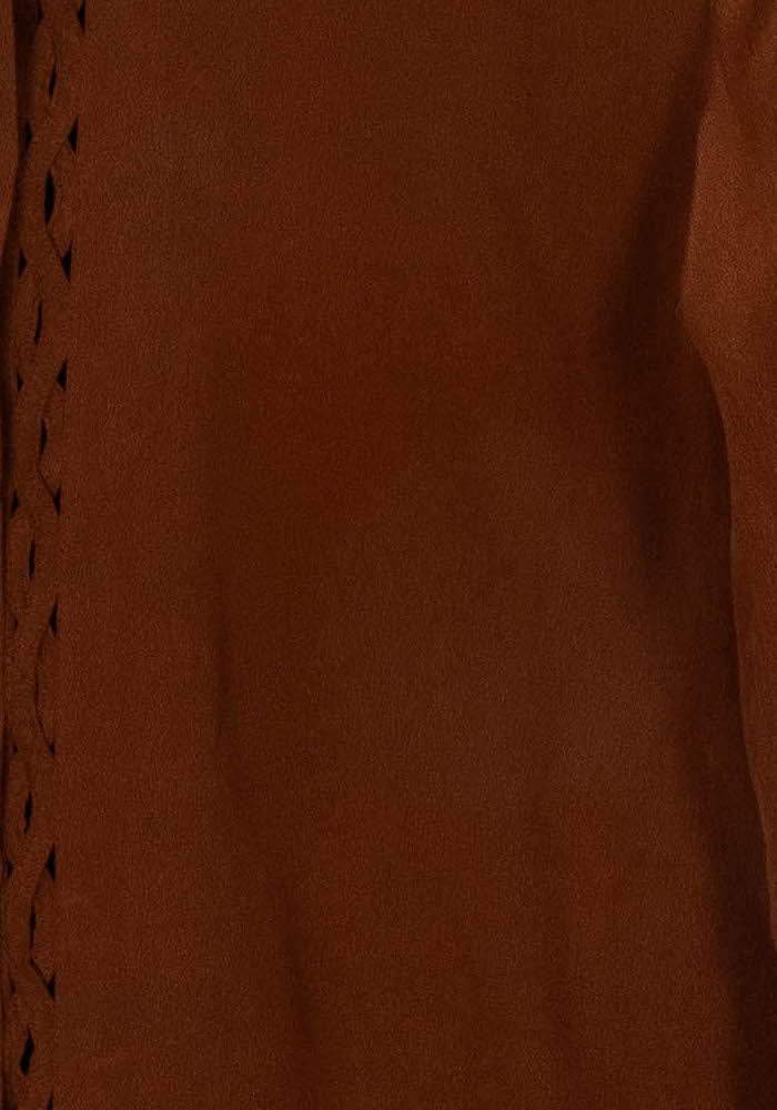 Chemise Marron - Taille M/38 de la marque Sézane | PARAD122718 - Vendu par Paradigme - Image 3