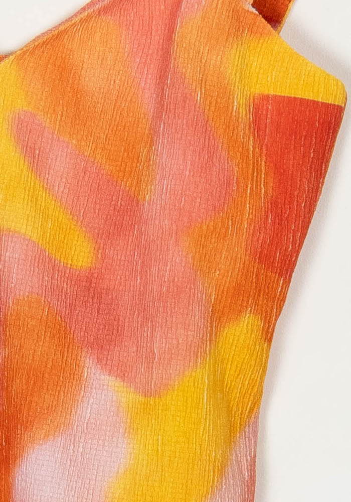 Débardeur Rose et Jaune - Taille L/40 de la marque Soi Paris | PARAD122719 - Vendu par Paradigme - Image 3