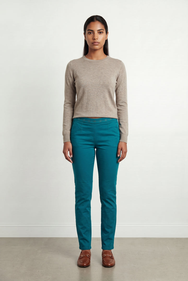 Pantalon Bleu - Taille L/40 de la marque IKKS | PARAD122722 - Vendu par Paradigme - Image 1