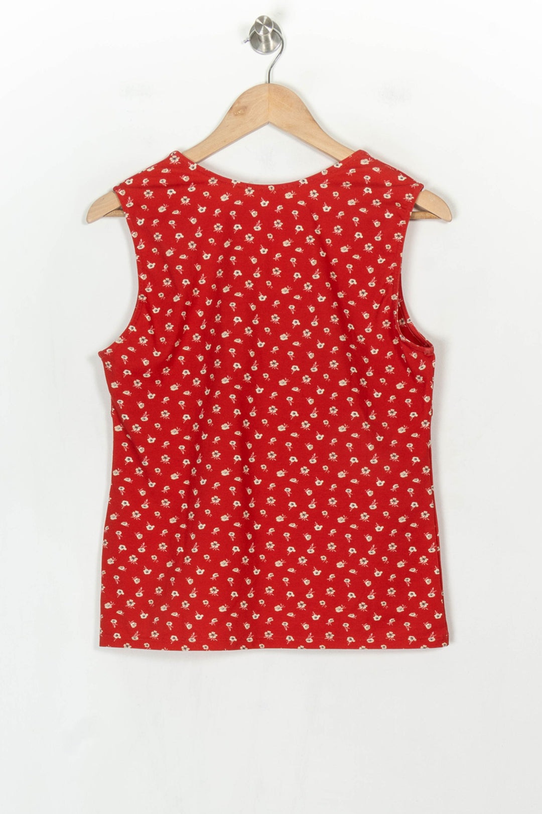 Débardeur Rouge à Fleurs Blanches - Taille XL/42 de la marque Rouje | PARAD122723 - Vendu par Paradigme - Image 5