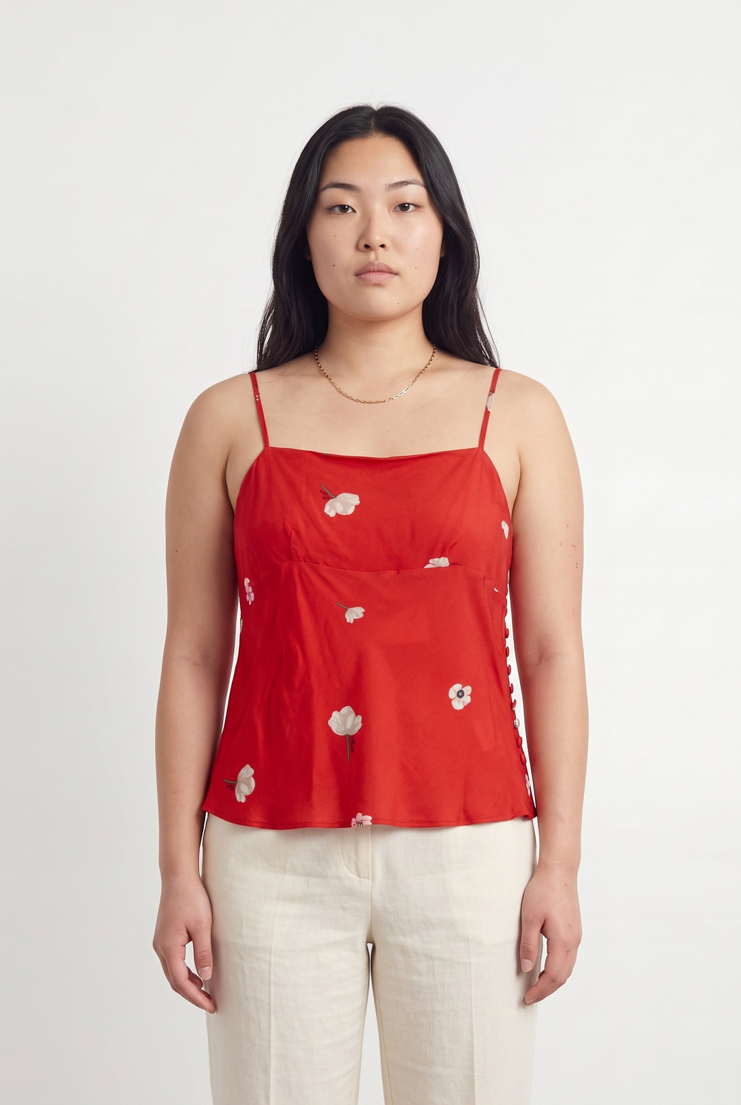 Débardeur Rouge et Blanc - Taille XL/42 de la marque Rouje | PARAD122724 - Vendu par Paradigme - Image 1