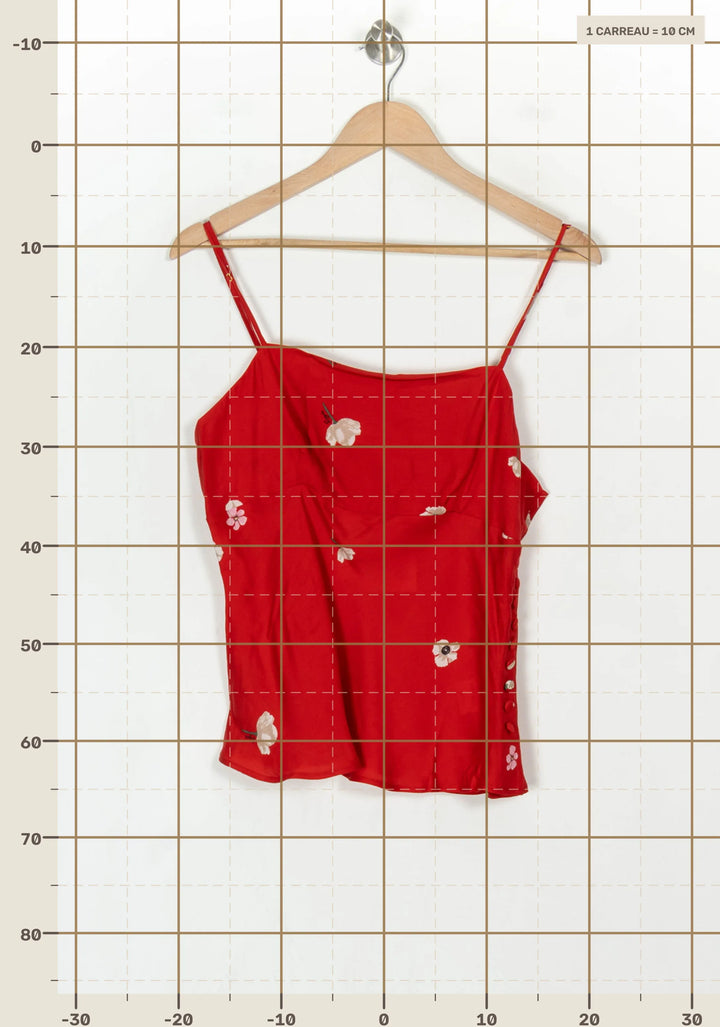Débardeur Rouge et Blanc - Taille XL/42 de la marque Rouje | PARAD122724 - Vendu par Paradigme - Image 4