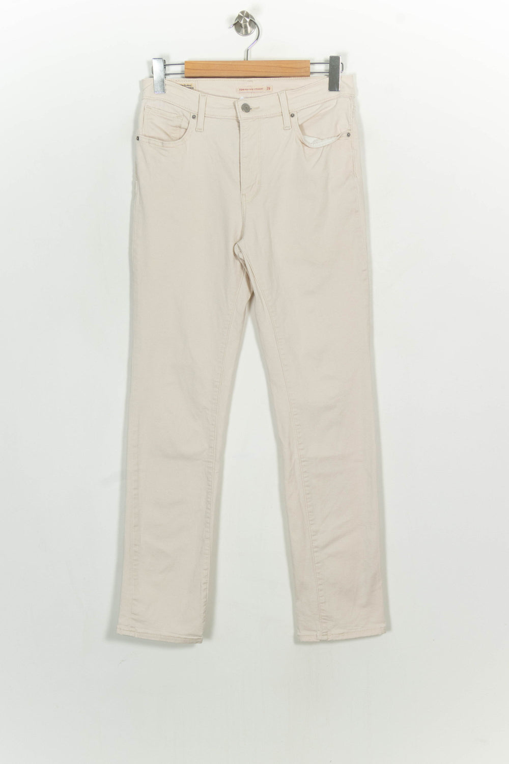 Jean Skinny Beige - Taille L/40 de la marque Levi's | PARAD122725 - Vendu par Paradigme - Image 2