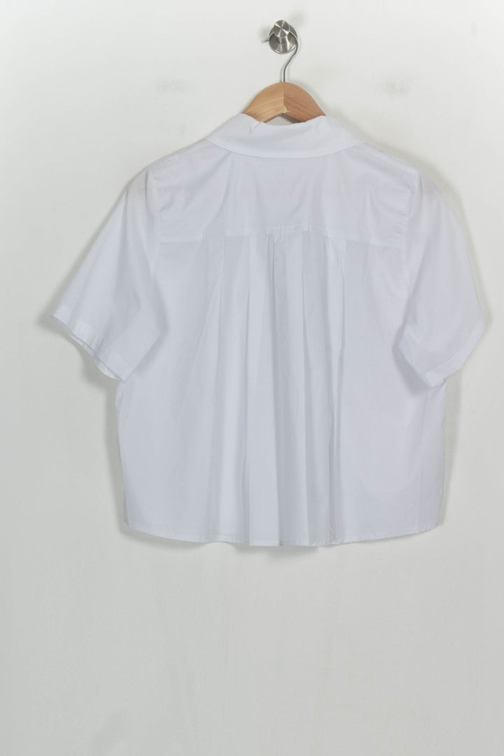 Chemisier Blanc - Taille L/40 de la marque La Fée Maraboutée | PARAD122729 - Vendu par Paradigme - Image 5