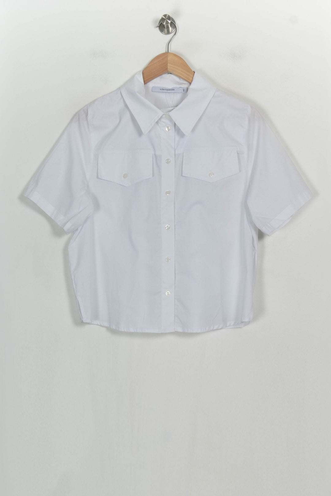 Chemisier Blanc - Taille L/40 de la marque La Fée Maraboutée | PARAD122729 - Vendu par Paradigme - Image 2