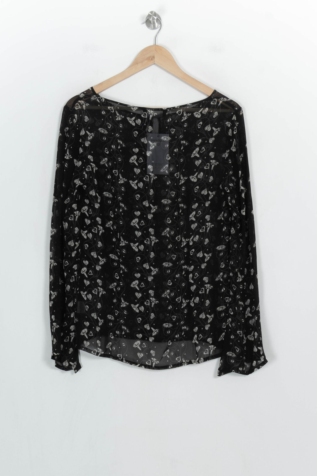 Blouse Noire et Blanche - Taille M/38 de la marque Caroll | PARAD122733 - Vendu par Paradigme - Image 5