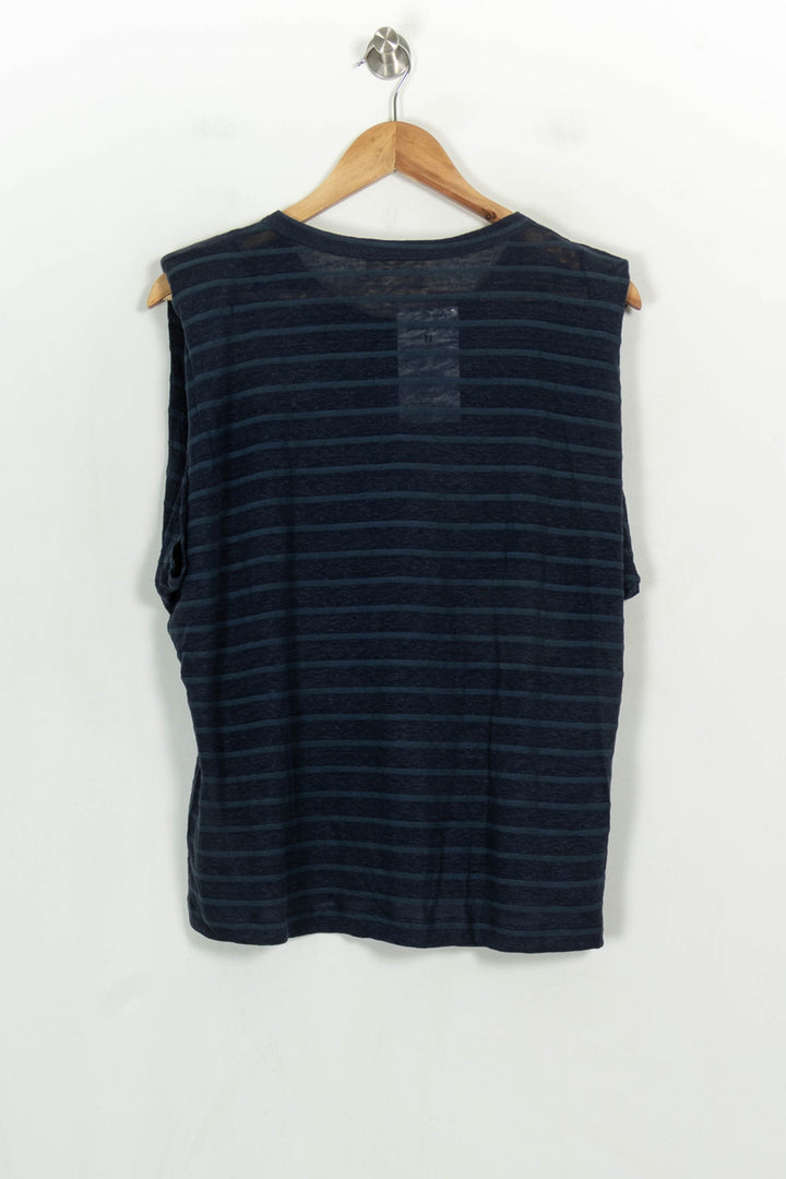Débardeur Bleu - Taille L/40 de la marque Absolut Cashmere | PARAD122734 - Vendu par Paradigme - Image 5