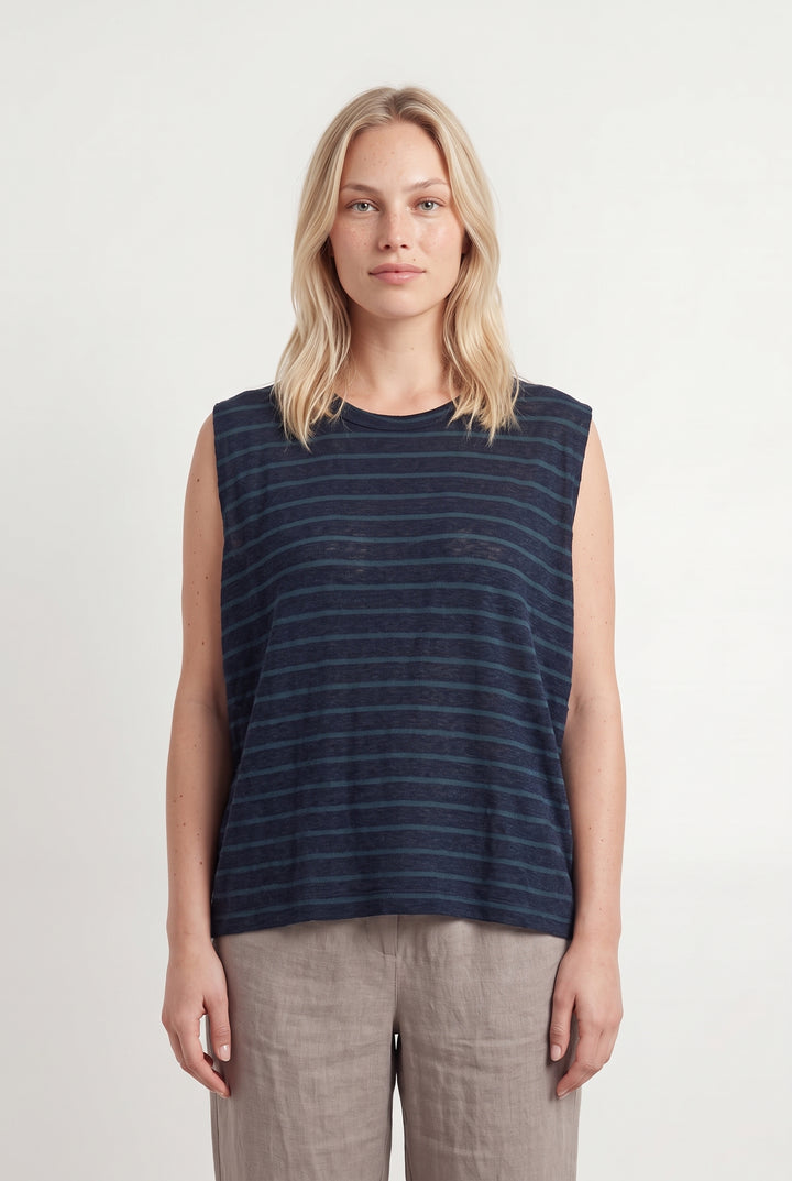 Débardeur Bleu - Taille L/40 de la marque Absolut Cashmere | PARAD122734 - Vendu par Paradigme - Image 1