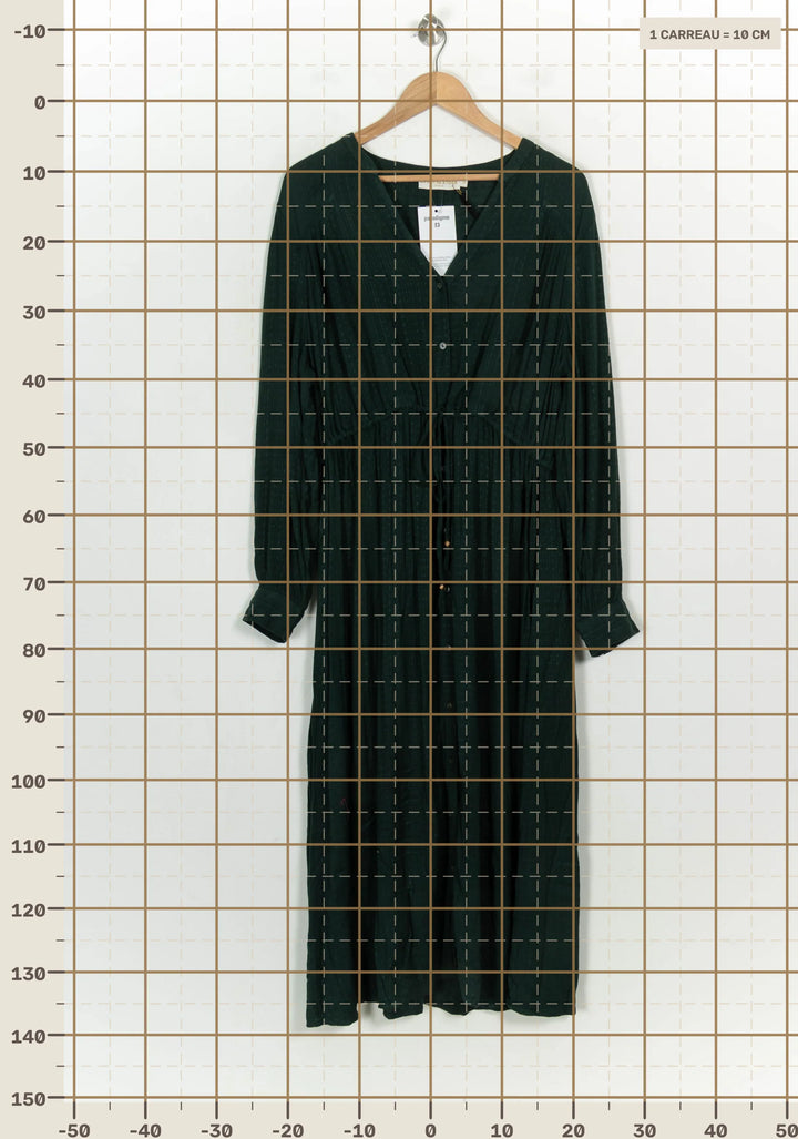 Robe Longue Verte - Taille L/40 de la marque La Petite Etoile | PARAD122736 - Vendu par Paradigme - Image 4