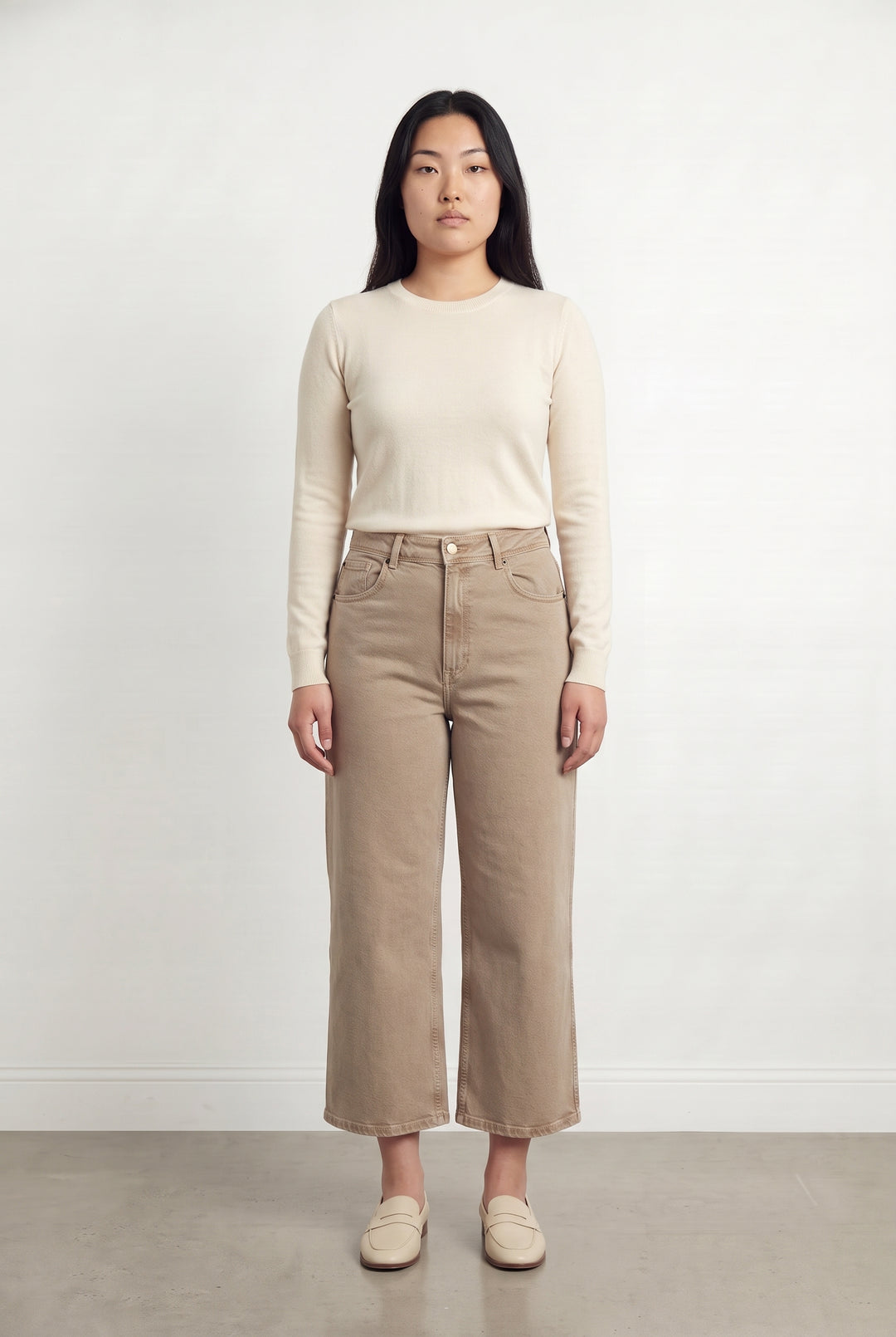Jean Beige - Taille XL/42 de la marque Sézane | PARAD122737 - Vendu par Paradigme - Image 1