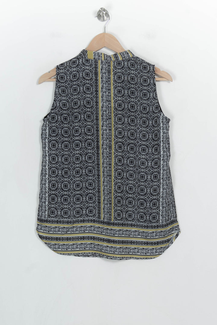 Blouse Noire et Blanche - Taille M/38 de la marque La Fée Maraboutée | PARAD122738 - Vendu par Paradigme - Image 5