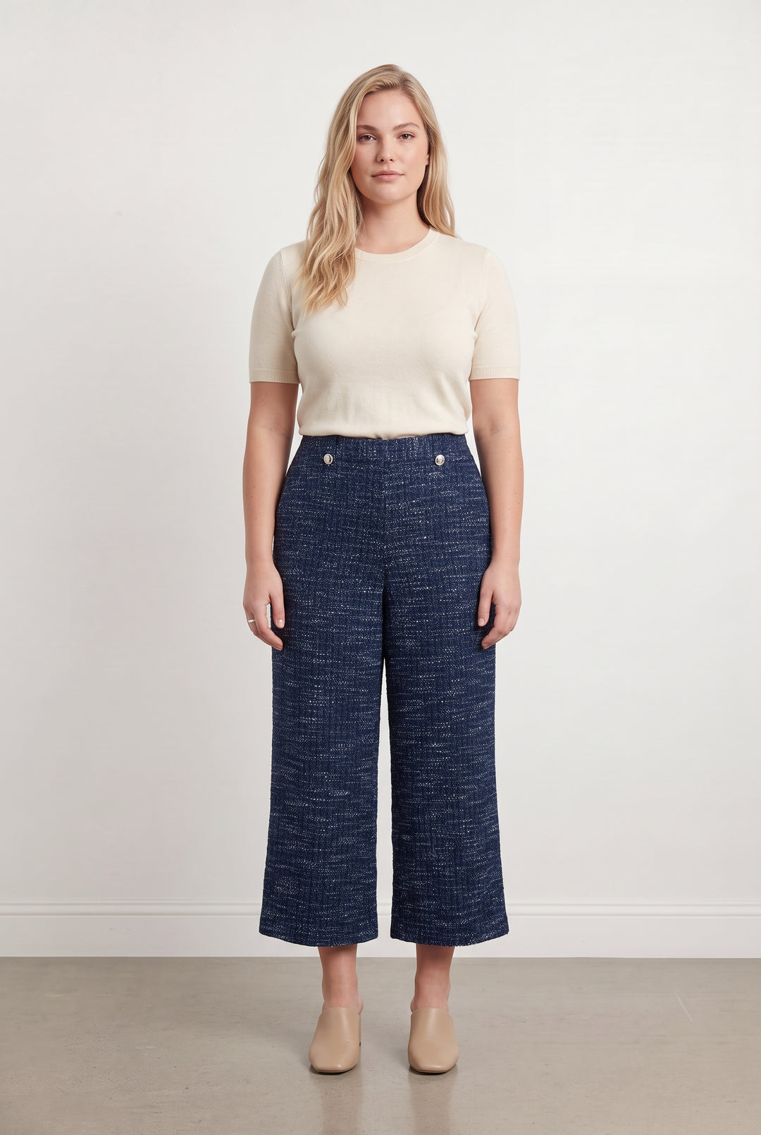 Pantalon Large Bleu - Taille XL/42 de la marque Maje | PARAD122741 - Vendu par Paradigme - Image 1