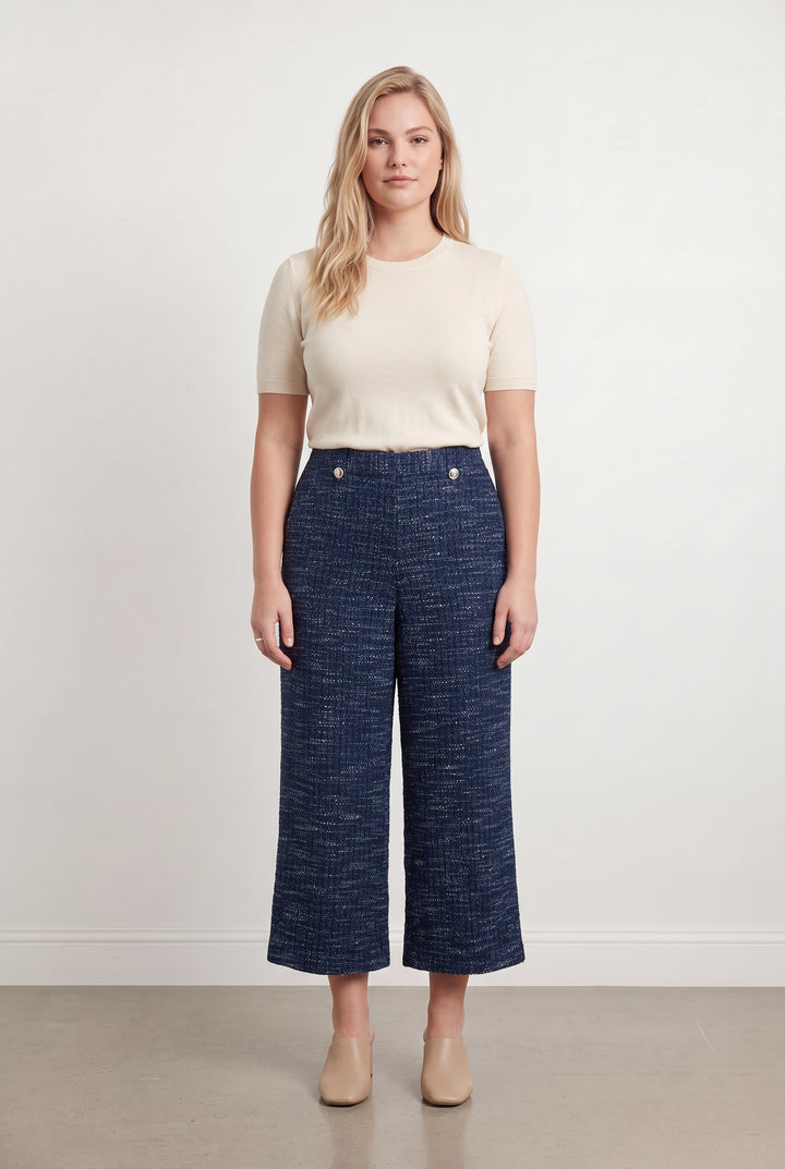 Pantalon Large Bleu - Taille XL/42 de la marque Maje | PARAD122741 - Vendu par Paradigme - Image 1