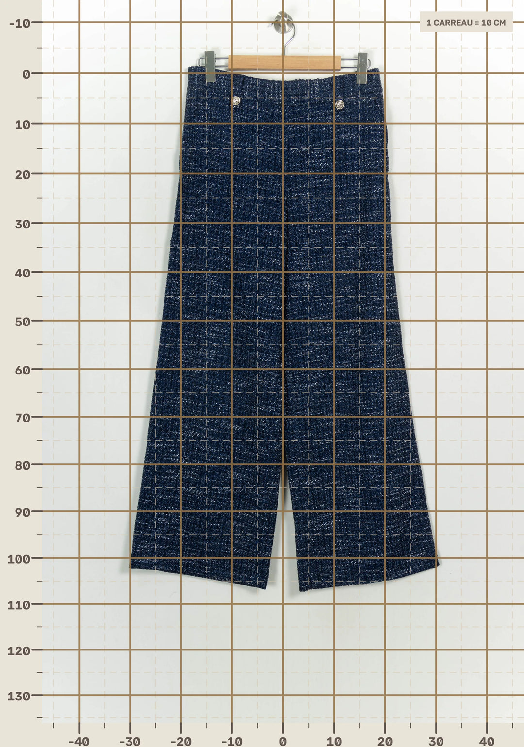 Pantalon Large Bleu - Taille XL/42 de la marque Maje | PARAD122741 - Vendu par Paradigme - Image 4