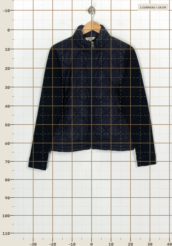 Veste Matelassée Bleue - Taille XL/42 de la marque Aigle | PARAD122745 - Vendu par Paradigme - Image 4