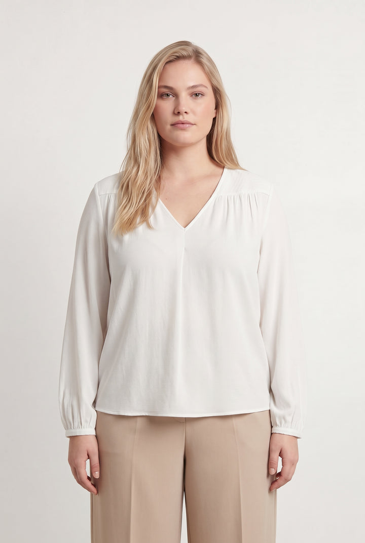 Blouse Blanche - Taille XL/42 de la marque IKKS | PARAD122746 - Vendu par Paradigme - Image 1