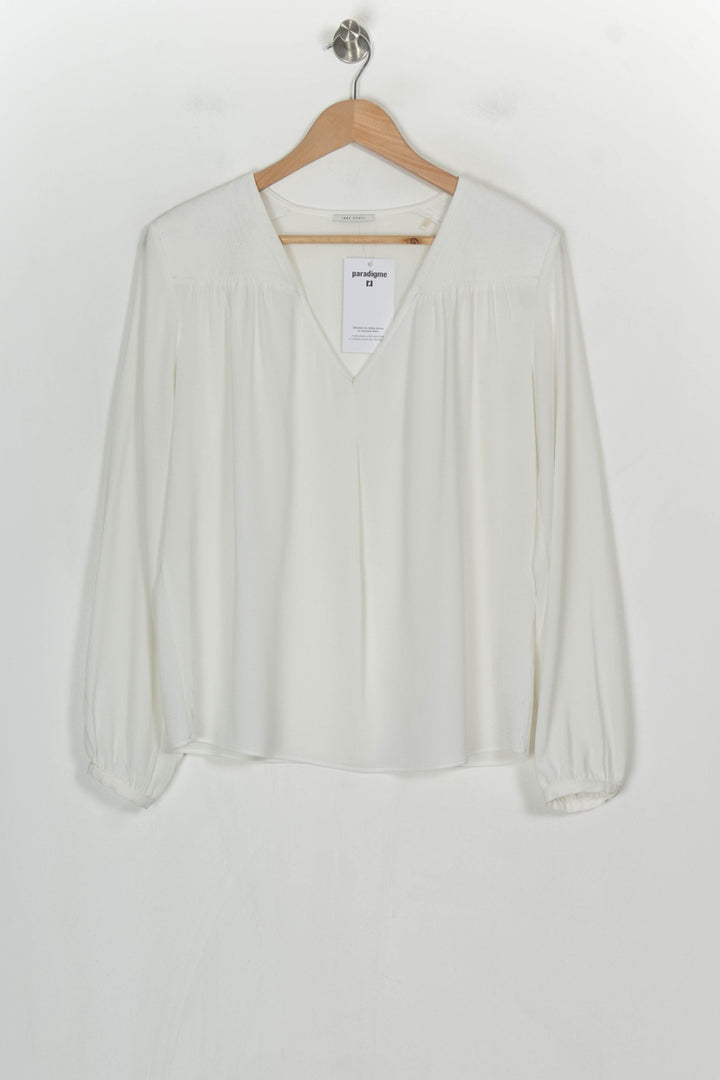 Blouse Blanche - Taille XL/42 de la marque IKKS | PARAD122746 - Vendu par Paradigme - Image 2