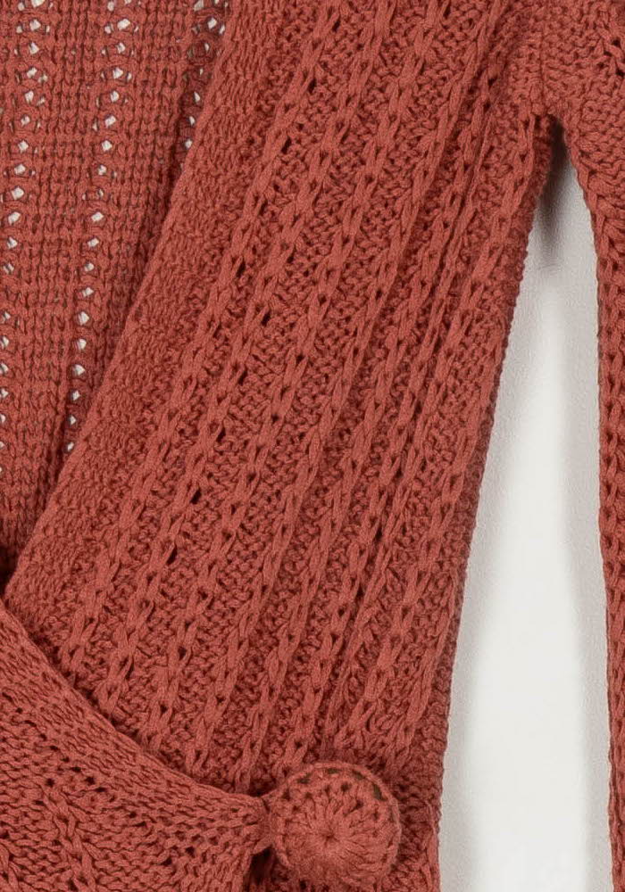 Cardigan Rose - Taille M/38 de la marque Essentiel Antwerp | PARAD122752 - Vendu par Paradigme - Image 3