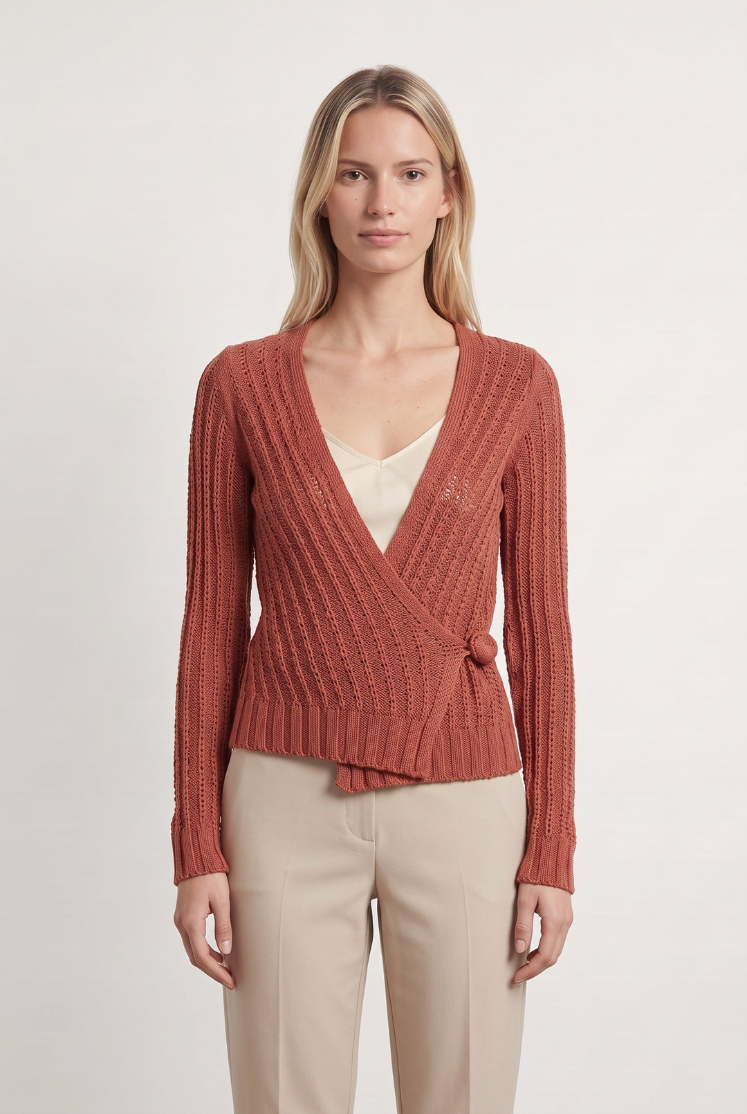 Cardigan Rose - Taille M/38 de la marque Essentiel Antwerp | PARAD122752 - Vendu par Paradigme - Image 1