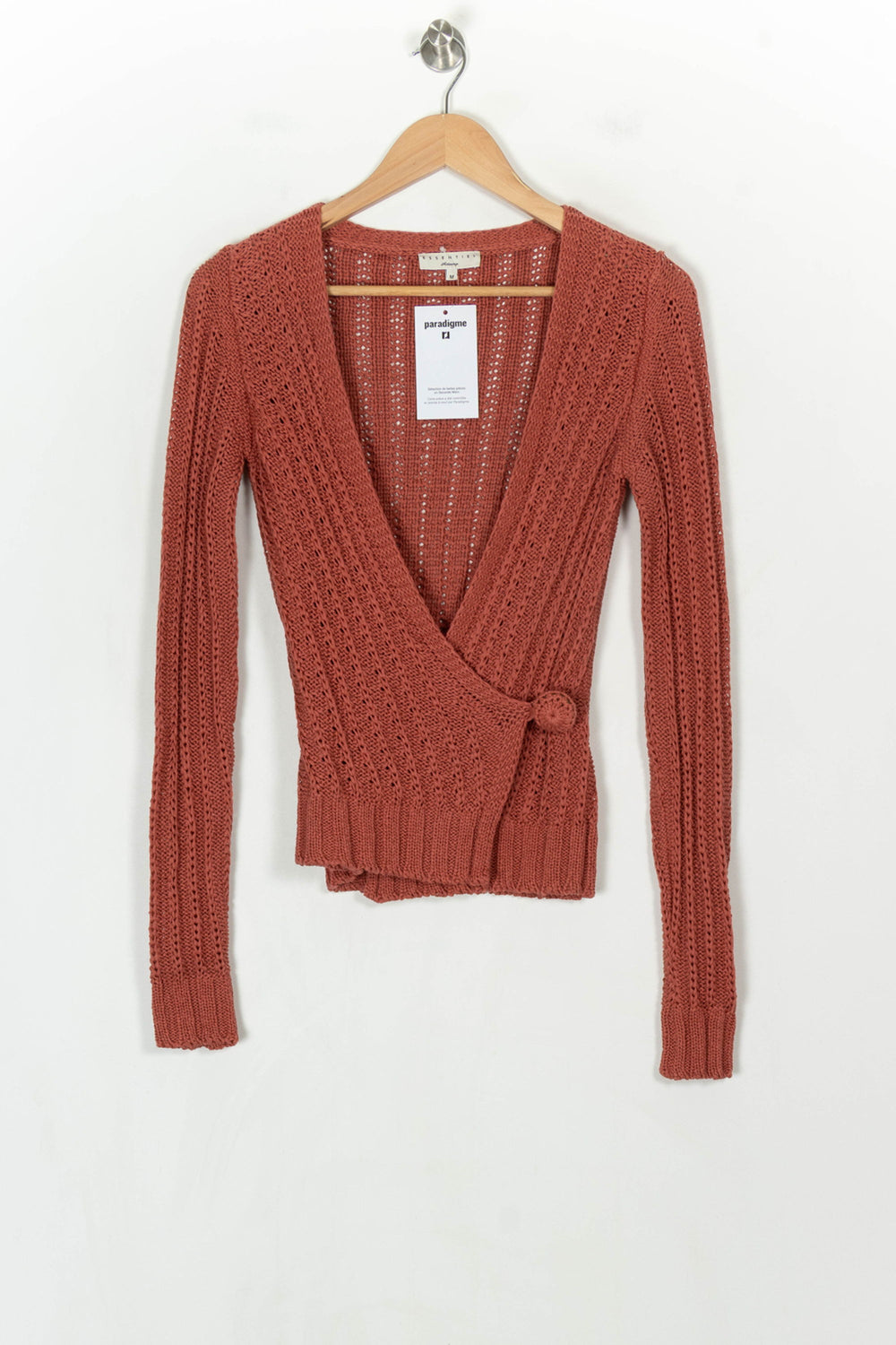 Cardigan Rose - Taille M/38 de la marque Essentiel Antwerp | PARAD122752 - Vendu par Paradigme - Image 2