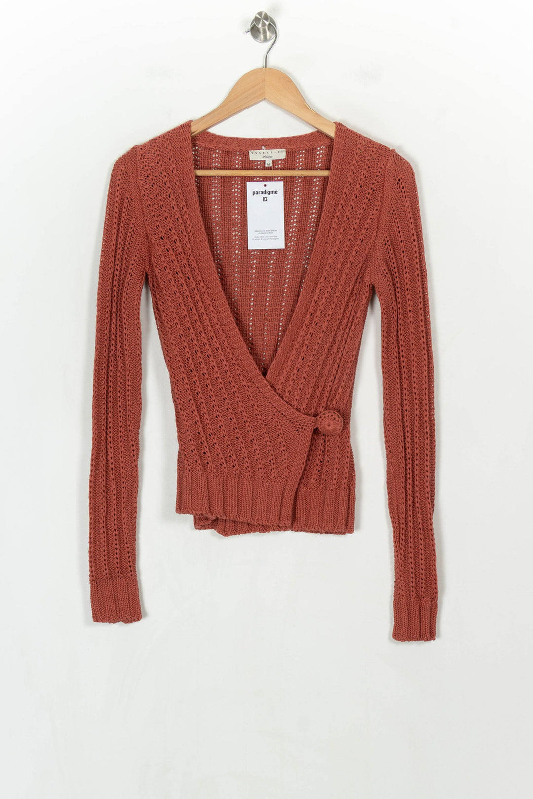 Cardigan Rose - Taille M/38 de la marque Essentiel Antwerp | PARAD122752 - Vendu par Paradigme - Image 2