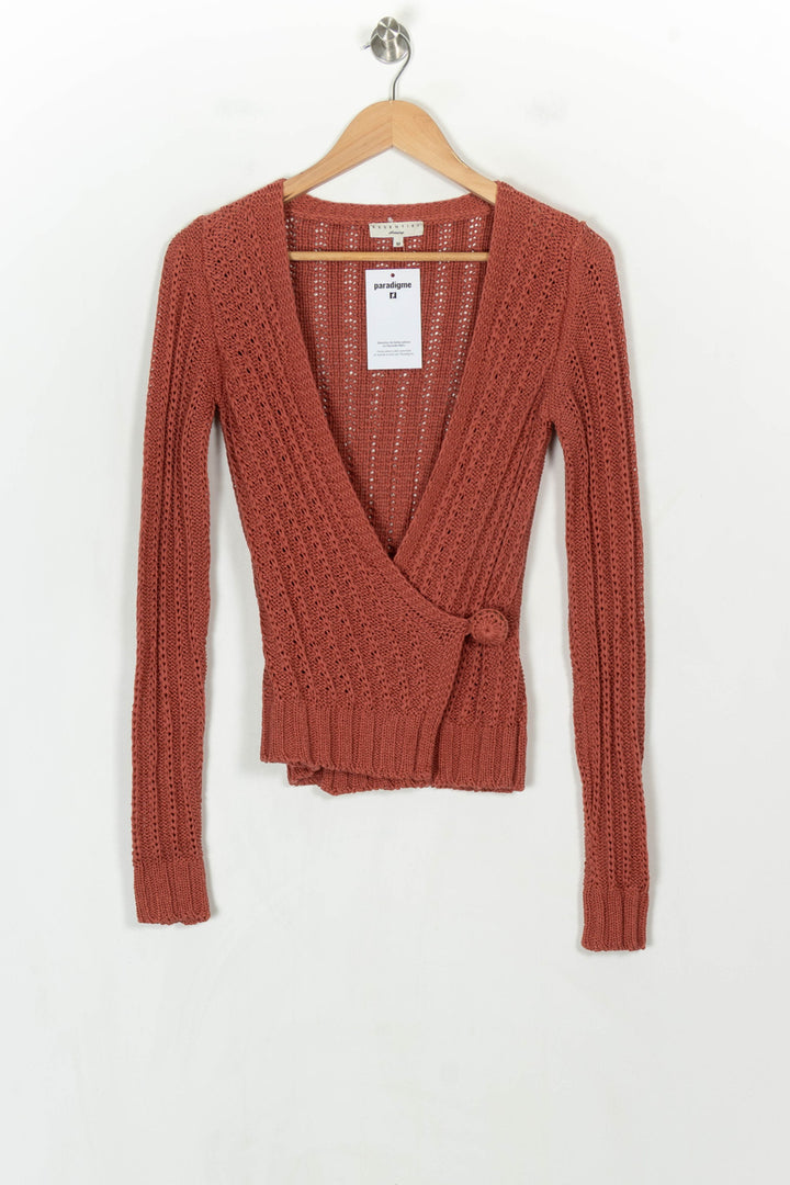 Cardigan Rose - Taille M/38 de la marque Essentiel Antwerp | PARAD122752 - Vendu par Paradigme - Image 2